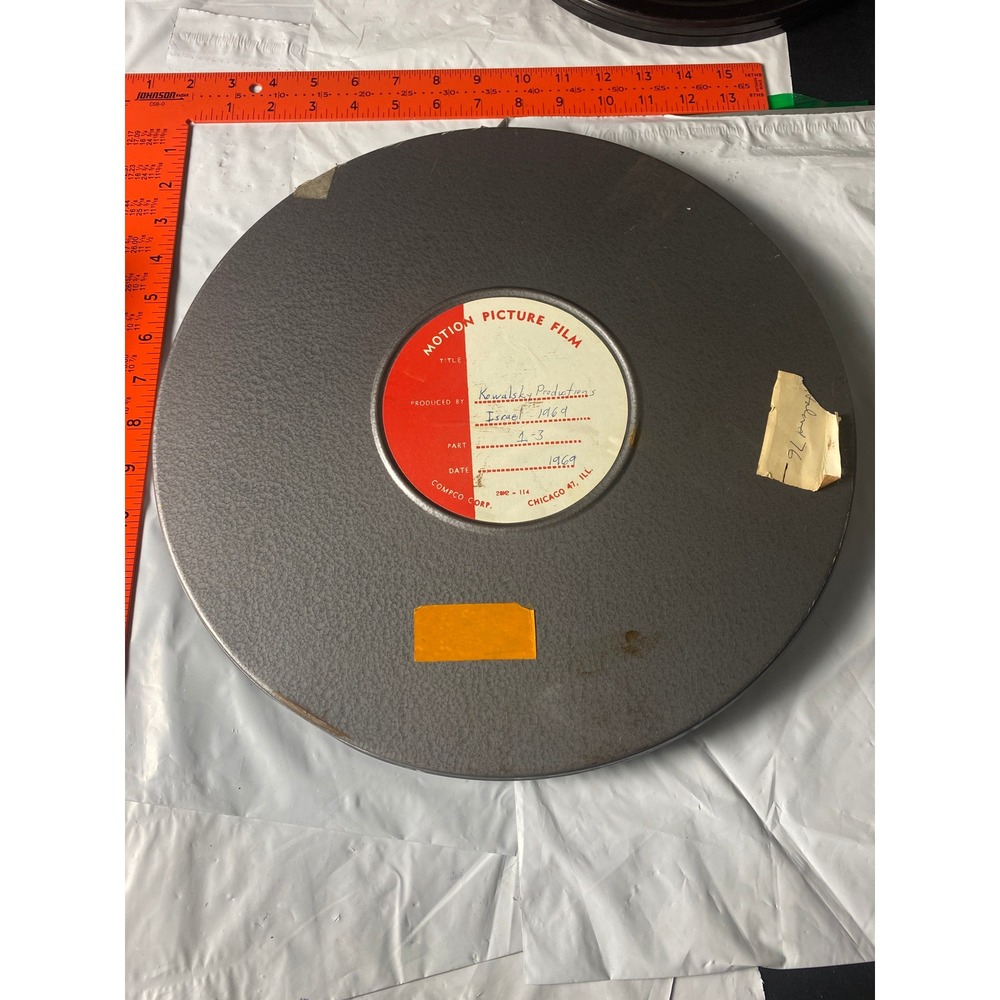 Vintage 16mm Film Israel 1969 Kowalsky Productions 1200ft Reel Unviewed